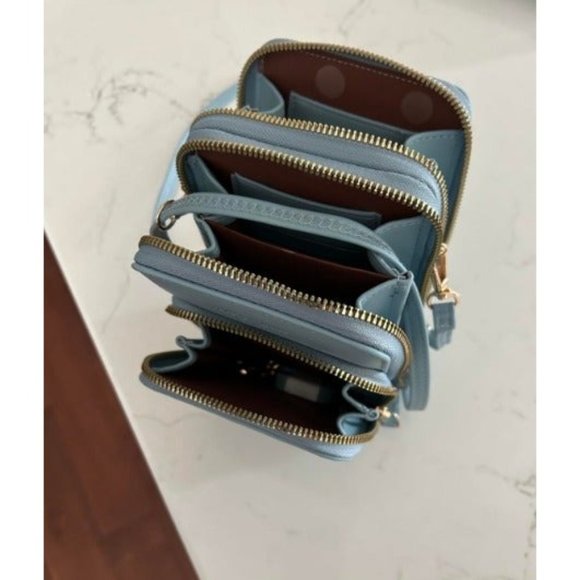 Small Crossbody Cell Phone Bag for Women, Mini Over Shoulder Handbag Purse - Picture 2 of 2